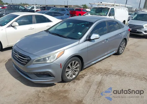 2015 Hyundai Sonata Sport z USA, uszkodzony, nr VIN 5NPE34AF2FH194775
